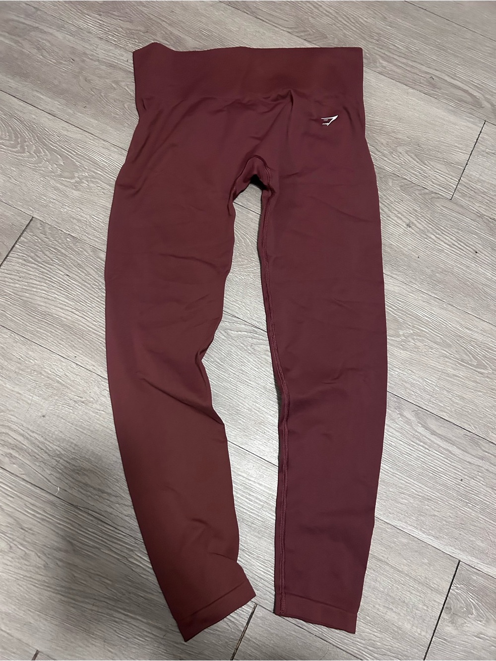 Gymshark Burgundy High-Waist Leggings